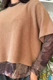 Tiby Cashmere Touch Layering Top Baroque Country Bloom Earth